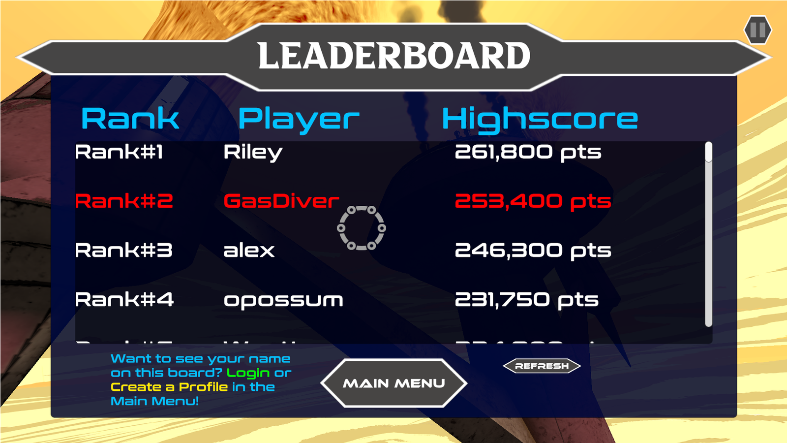 Leaderboard